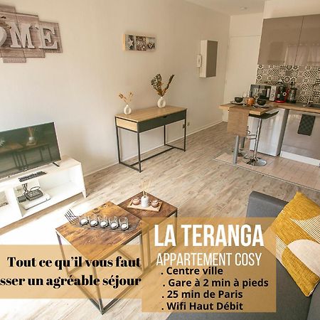 La Teranga - Wifi - Coeur De Ville - Gare Les Mureaux Kültér fotó
