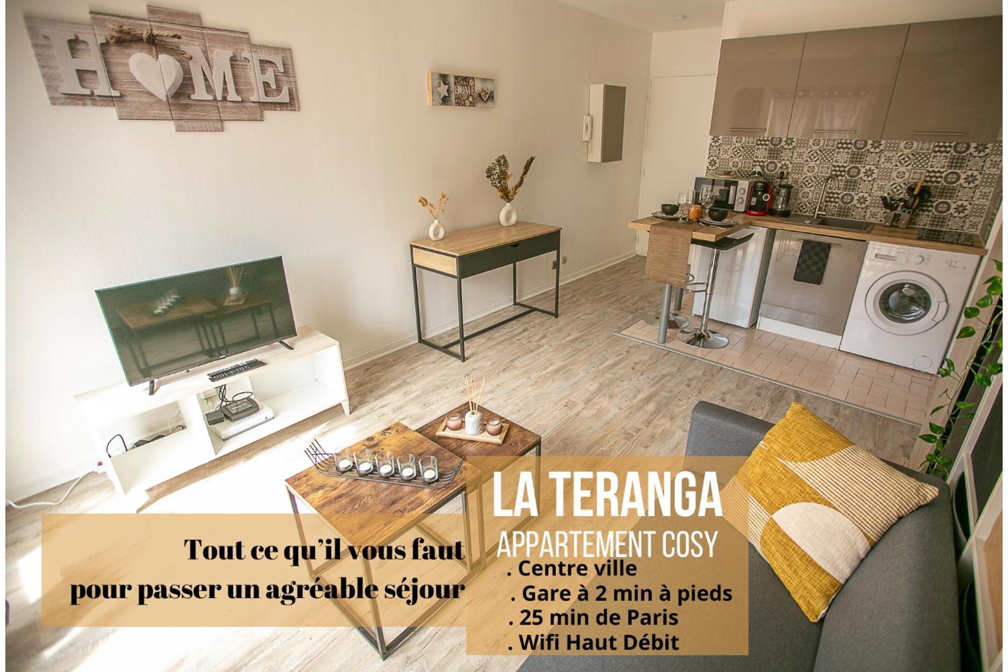 La Teranga - Wifi - Coeur De Ville - Gare Les Mureaux Kültér fotó
